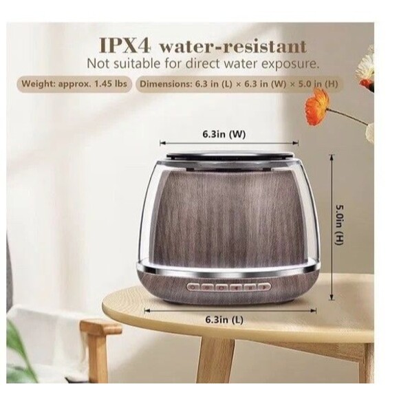 Rotating 7 Colors Bluetooth Speaker Wireless 360° RGB Lights 2600mAh Battery New - Picture 13 of 15